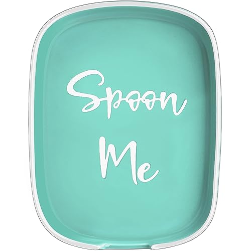 Turquoise Spoon Rest for Stove Top, DAYYET Teal Ceramic Large Spoon Holder, Spoon Rest for Kitchen Counter, Heat-Resistant Cooking Utensil Rest, Teal Kitchen Decor and Accessories