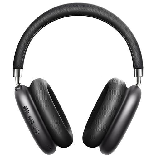 ZTOZ Wireless Headphones Over-Ear Bluetooth Adjustable Headphones 42 Hours of Listening Time Volume Control, Fitting in Gaming/Running/Sports Headphones for iPhone/Android/Samsung - Space Gray