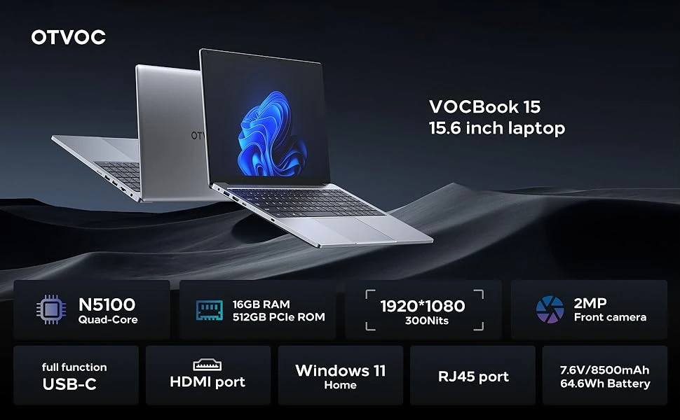 OTVOC Laptop 15.6 inch Windows 11 VocBook 15 Review & Guide