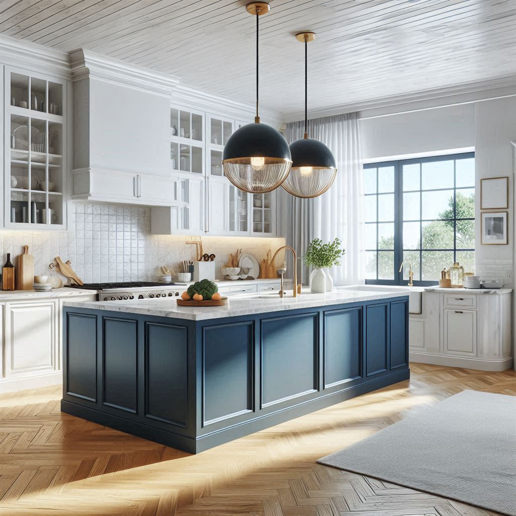 13 Navy Blue Kitchen Ideas: Stunning Combinations with White, Wood, Grey, Cabinets, Walls, and Islands