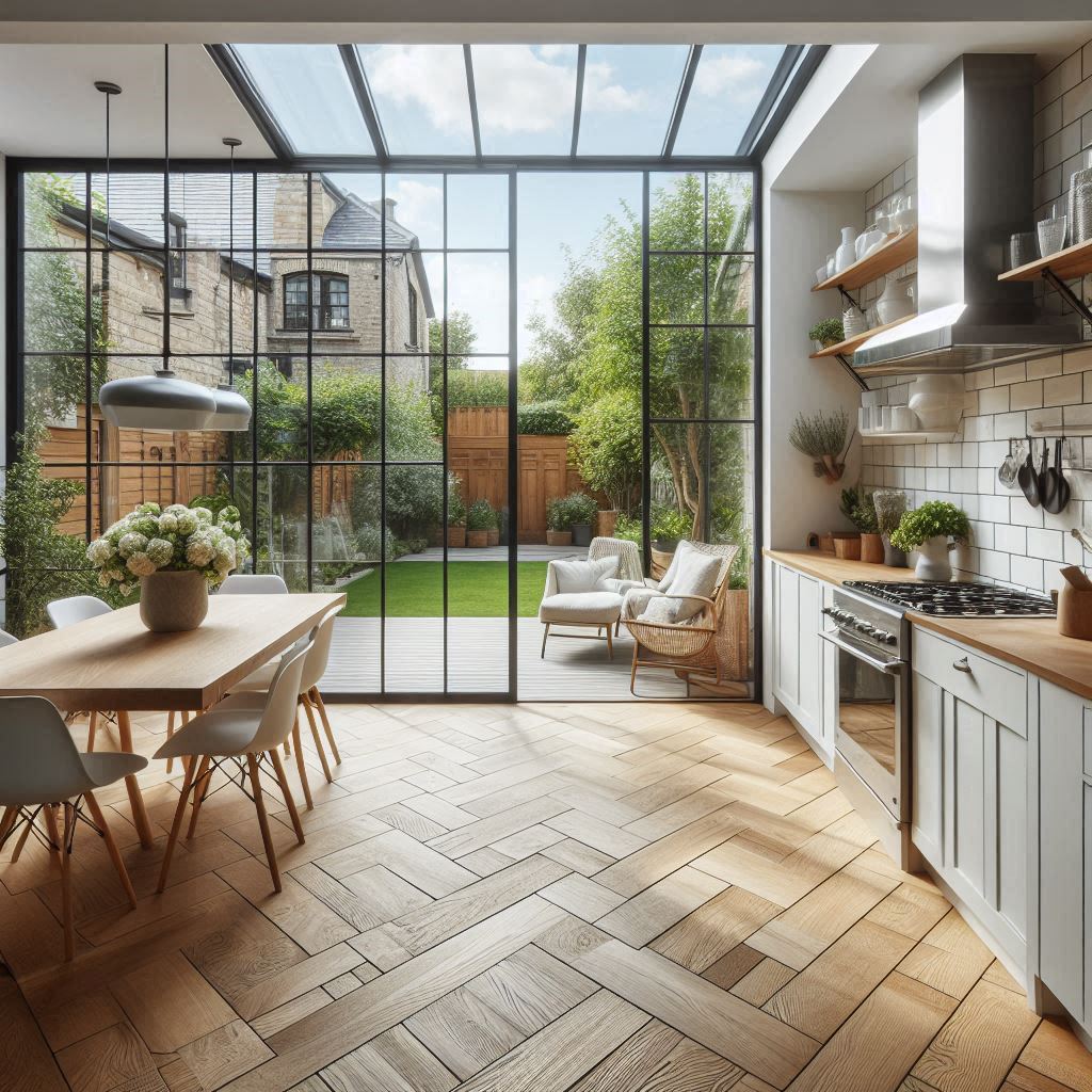 14 Kitchen Extension Ideas for Small Terraced Houses with Open Plan Living & Bi-Fold Doors