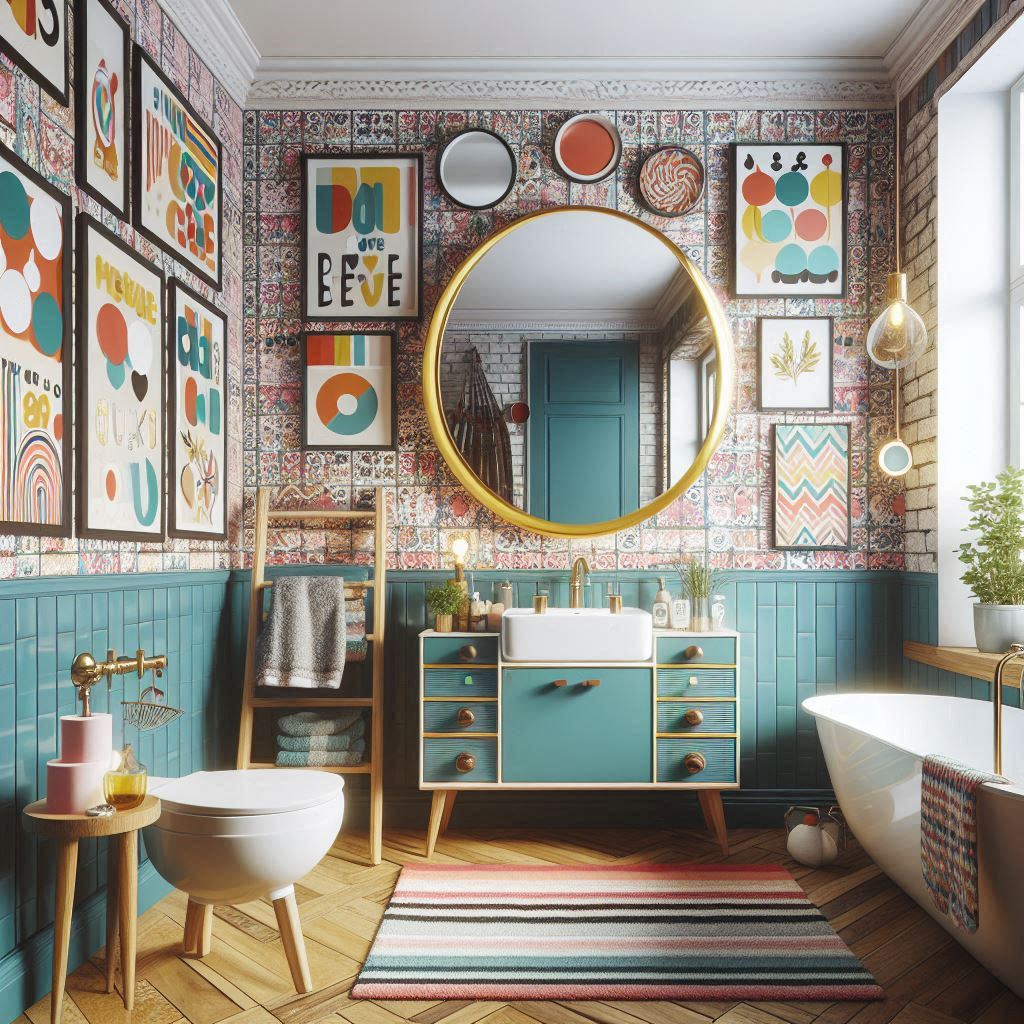 18 Vintage Bathroom Ideas: Aesthetic, Modern, Country, Farmhouse, Green, Blue, Pink Hues