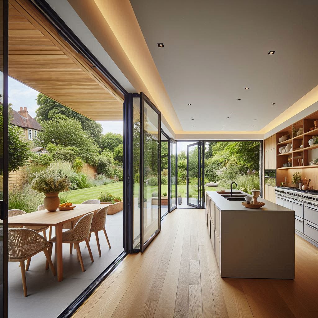 14 Kitchen Extension Ideas for Small Terraced Houses with Open Plan Living & Bi-Fold Doors