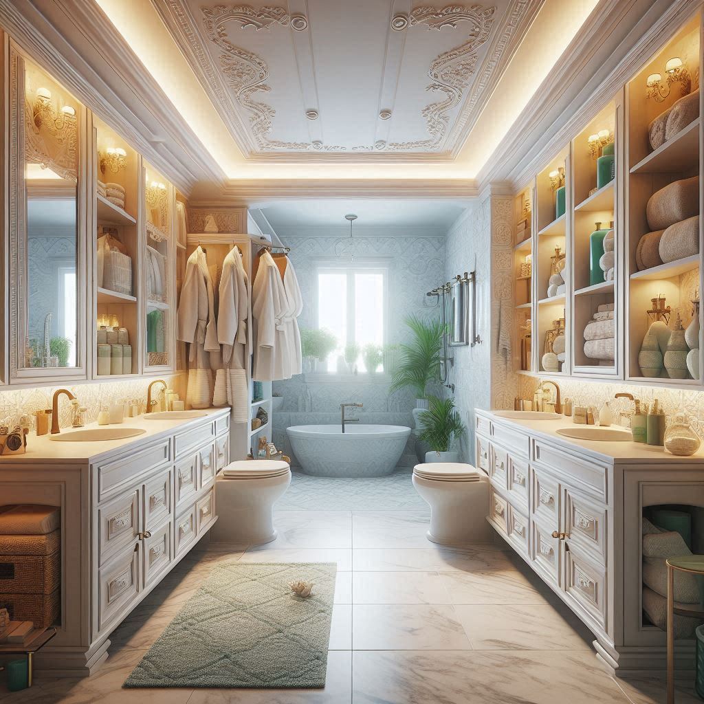 14+ His and Hers Bathroom Ideas, Decor, Mirrors, Showers, and Vanity Inspiration