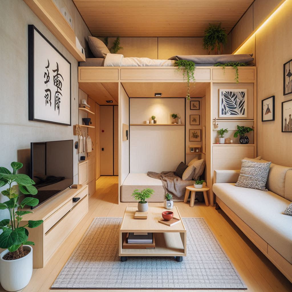 18 Japandi Living Room Ideas: Natural, Industrial, TV Wall, Small, Tiny, IKEA & Monochrome Decor Inspiration