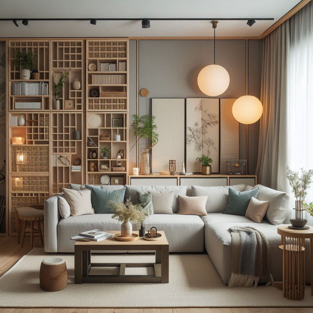 18 Japandi Living Room Ideas: Natural, Industrial, TV Wall, Small, Tiny, IKEA & Monochrome Decor Inspiration