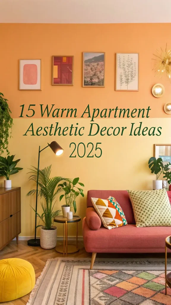 15 Warm Apartment Aesthetic Decor Ideas 2025