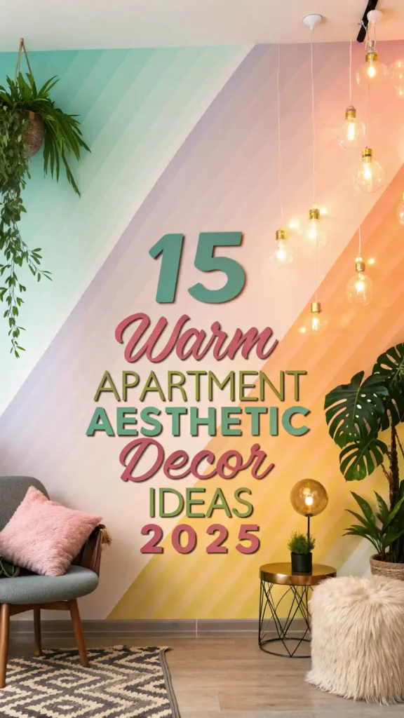 15 Warm Apartment Aesthetic Decor Ideas 2025