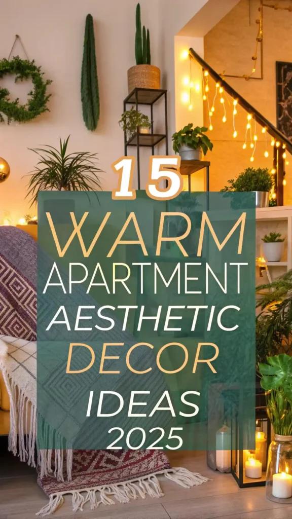 15 Warm Apartment Aesthetic Decor Ideas 2025