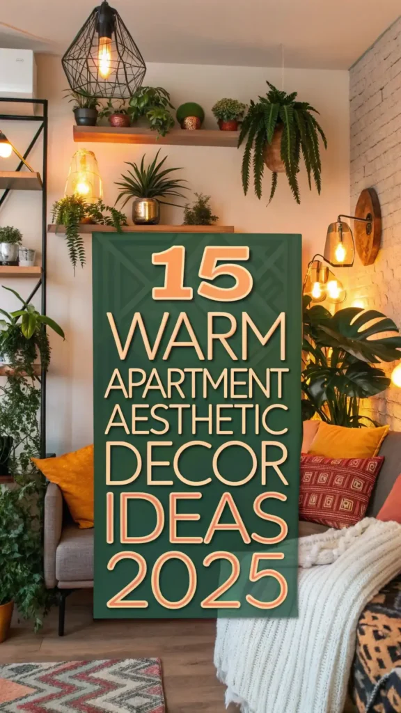 15 Warm Apartment Aesthetic Decor Ideas 2025