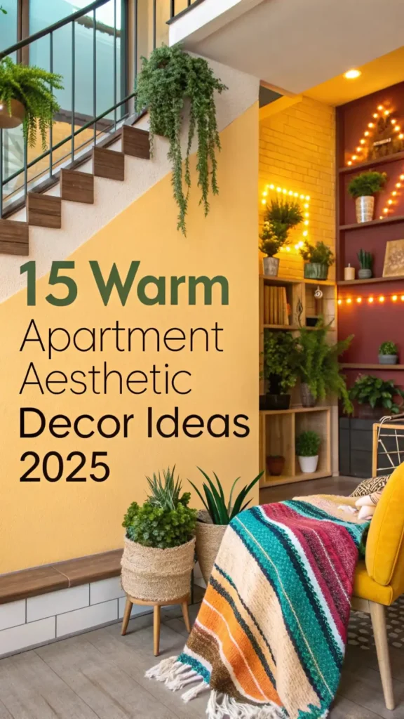 15 Warm Apartment Aesthetic Decor Ideas 2025