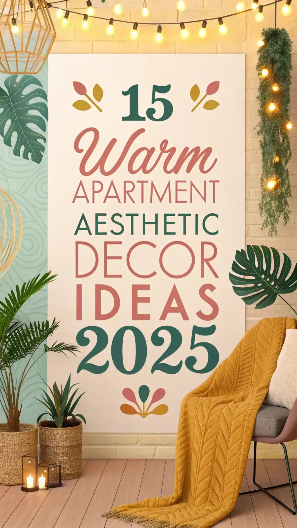 15 Warm Apartment Aesthetic Decor Ideas 2025