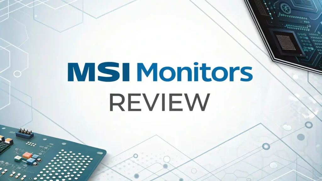 MSI Monitors Review 2026: Best Gaming Displays