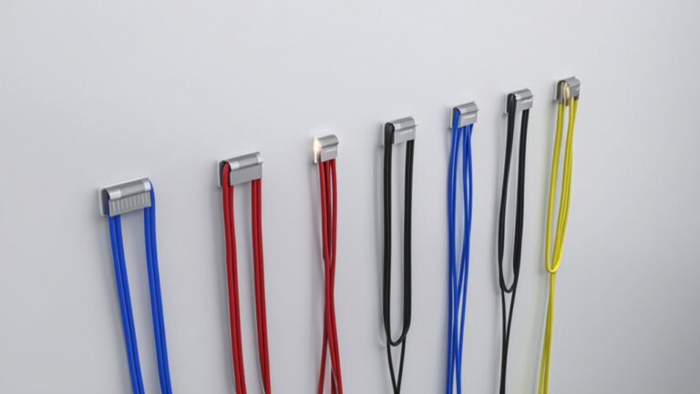 top wall cable clips